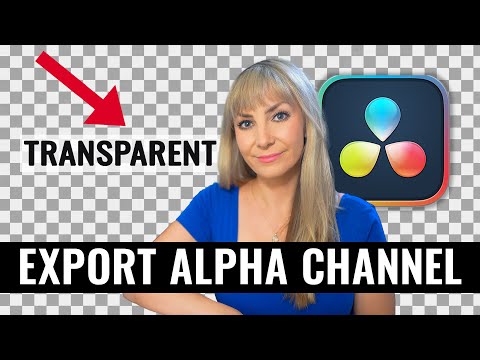How to Export an Alpha Channel in DaVinci Resolve: Transparent Background Export