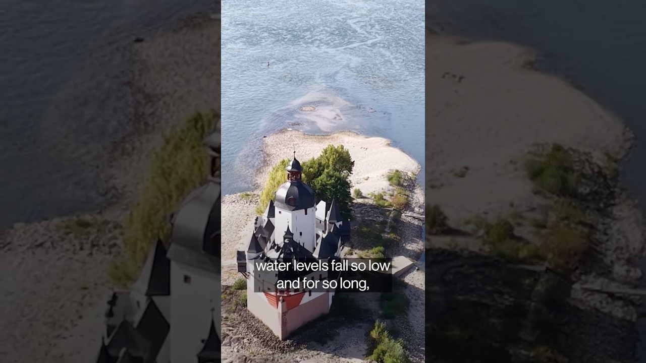 Video: Rhine Hits Record Low at Kaub, Halting Shipping and Threatening 0.3pp German Growth