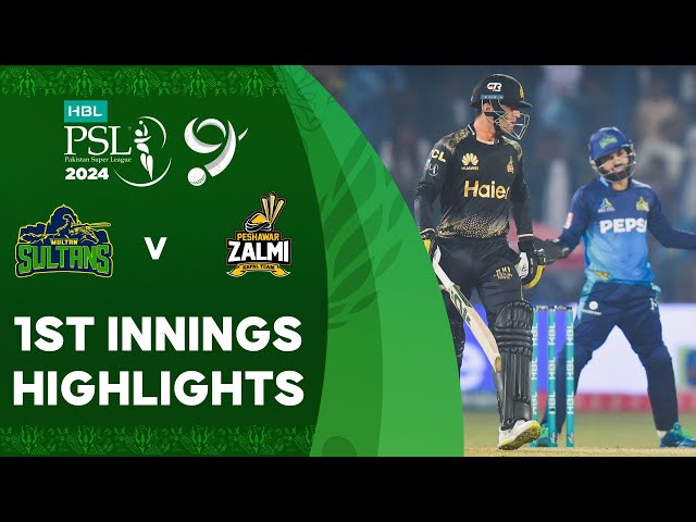 1st Innings Highlights | Multan Sultans vs Peshawar Zalmi | Match 9 | HBL PSL 9 | M1Z2U