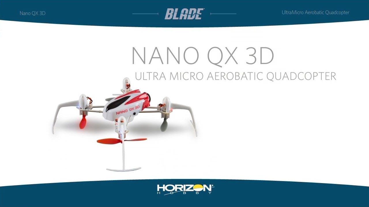 Dron Blade Nano QX 3D BNF Basic