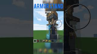 cool Armor stand trick in Minecraft #minecraft #shorts #ytshorts