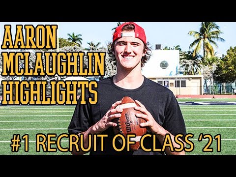 7th GRADER GETS SEC FOOTBALL SCHOLARSHIP!! - AARON MCLAUGHLIN HIGHLIGHTS - #1 RECRUIT IN CLASS 2021