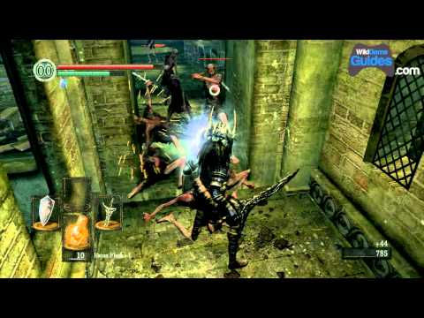 Dark Souls Walkthrough - Undead Parish: Getting to the Bell Gargoyle Boss, Rescuing Lautrec (Part 017)