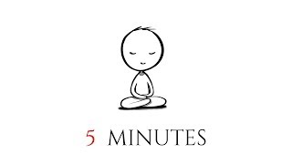 5 Minute Silent Meditation | Meditation for Beginners + FREE GUIDE