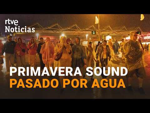 El PRIMAVERA SOUND suspende MASSIVE ATTACK, DOJA CAT y BAD GYAL por la lluvia |RTVE Noticias