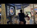 Carousel Merry Go Round Ride Attraction Onboard POV Westfield Topanga The Village Mall Canoga Park