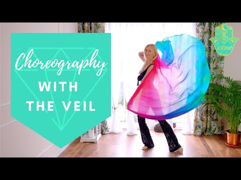 Belly dance with veil choreography complete tutorial बेली नृत्य - Best Belly Dance Workout