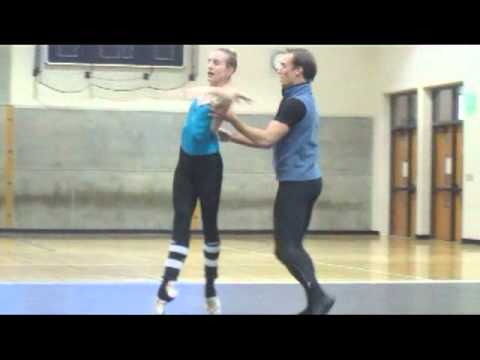 Wendy Whelan and Tyler Angle rehearse new Wheeldon piece