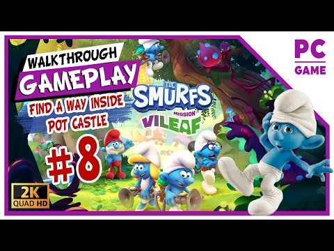 The Smurfs: Mission Vileaf | Gameplay Walkthrough Chapter 3 | Find a Way Inside Cooking Pot Castle.