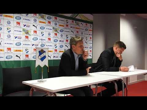 Presskonferens efter Öster - Örgryte IS