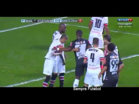 Atlético MG 3 x 0 Santa Cruz   Melhores Momentos   Campeonato Brasileiro 2016