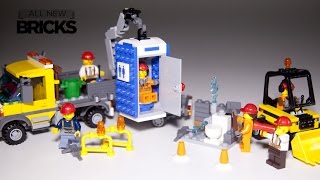 preview picture of video 'Lego City 60073 Service Truck paired with 60072 Demolition Starter Set Speed Build Review'