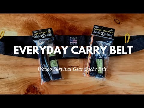 EDC Every Day Carry with the Wazoo Cache Belt