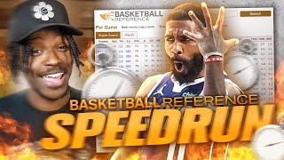 I Broke The Basketball Reference Speed Run Record…
