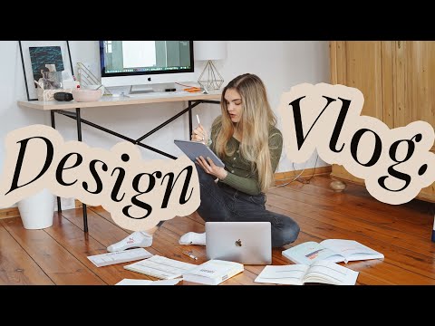 Meine Design Studium Projekte im 7. Semester - Uni Weekly Vlog // I'mJette