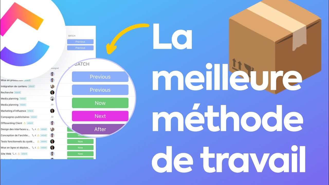 La Méthode BATCH : Maitrisez la livraison de votre agence avec ClickUp