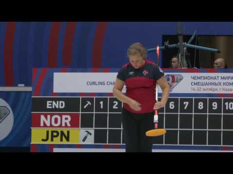 World Mixed Curling Championship 2016 - Round Robin NOR vs JPN