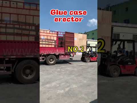 #shorts Glue case erectors go abroad!Automatic high speed packing machine-Santa Pack