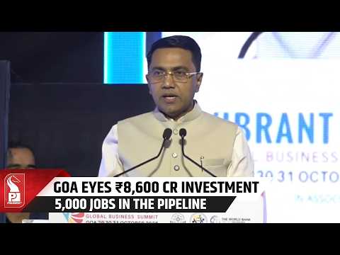 Goa Eyes Rs 8,600 Cr Investment to Generate 5,000 Jobs: CM Sawant