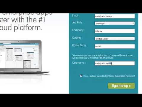 Set up your Developer Account Intro to Point Click App Development