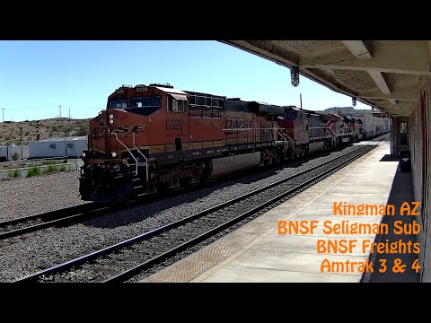 Kingman, AZ | BNSF Seligman Sub, MP 516.5 - West (Chat) | SouthWest RailCams LIVE