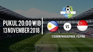Jadwal Pertandingan Filipina Vs Singapura, Selasa (13/11/2018) Pukul 20.00 WIB