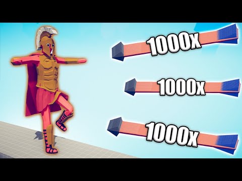 SPARTAN GIANT vs 1000x OVERPOWERED UNITS - TABS | Totally Accurate Battle Simulator 2023
