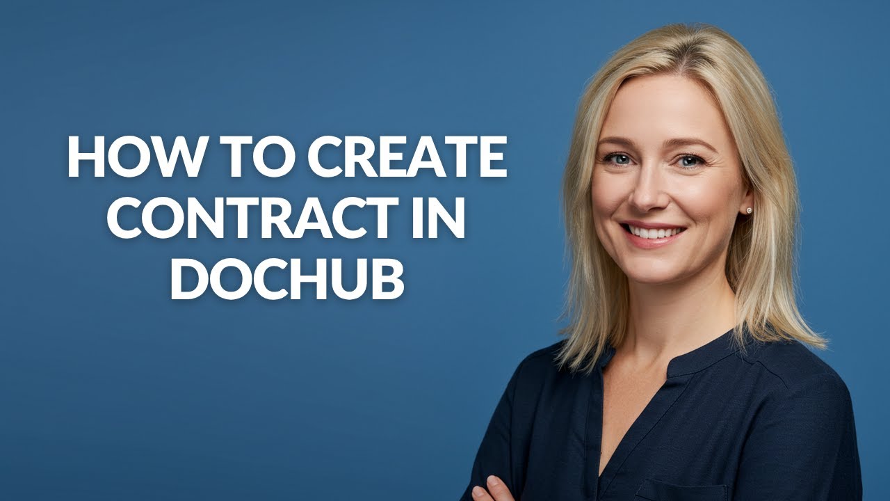 How to Create Contract In Dochub - Julia'sTutorials