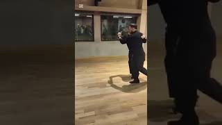 Tango Lesson  Walking with back sacadas  Advanced Level   Loukas Balokas&Georgia Priskou tangofix gr