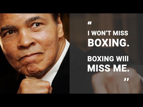 The Boxing Legend Muhammad Ali (Cassius Clay) Short Biography
