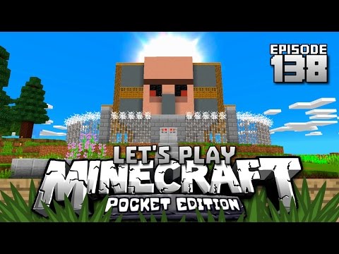 Let's Play Minecraft PE - Ep.138 : Villager Prison!