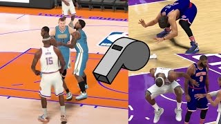 Technical Fouls & Ejections in NBA 2K24? We want them! NBA 2K17 simulation