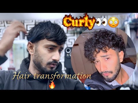 Hair transformation curly 🔥 #razzu￼
