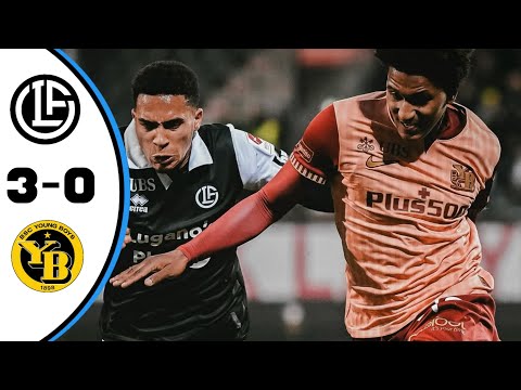 FC Lugano Vs BSC YoungBoys 3-0 Swiss Super League Highlights | Lugano Youngboys