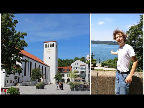 Visiting STARNBERG and the memorial place of King Ludwig II at the Lake Starnberg. (Germany)