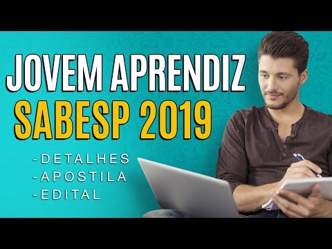 Jovem Aprendiz Sabesp 2019 - Vagas, Edital, Inscrição e Apostila