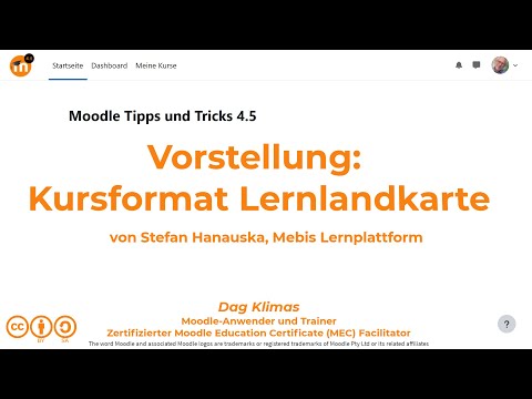 Vorstellung: Kursformat Lernlandkarte - Moodle