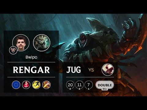 Rengar Jungle vs Lee Sin - EUW Challenger Patch 9.24