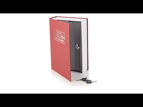 Book Safe Metal Box for Valuables
