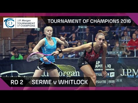 Squash: Tournament of Champions 2016 - Women's Rd 2 Highlights: Serme v Whitlock