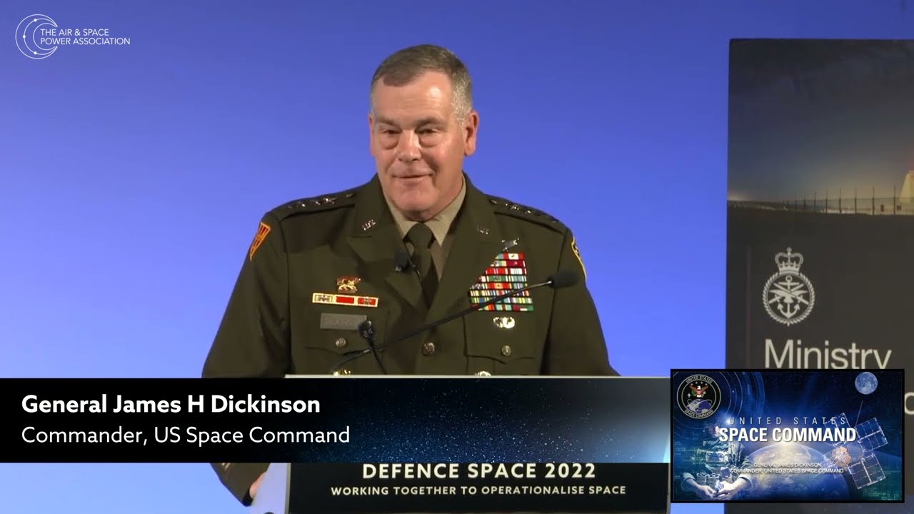 Defence Space 2022 - Keynote 3 - Allied by Design - General James H Dickinson