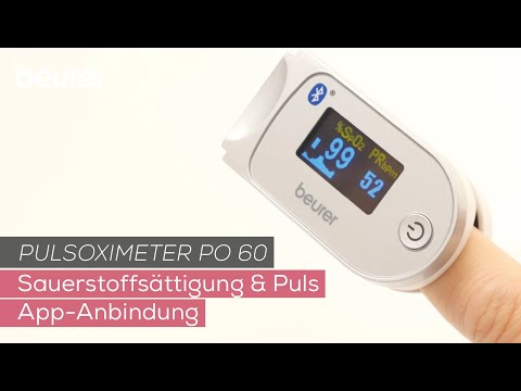 Pulsoksimetras Beurer PO 60 Bluetooth video