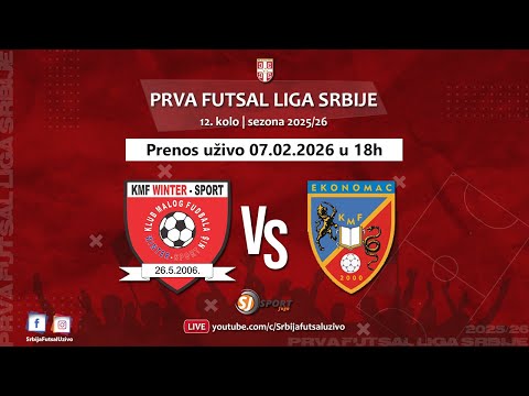 KMF Winter sport - KMF Ekonomac | Prva futsal liga Srbije
