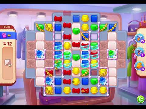 HomeScapes Level 8091 no boosters (17 moves)