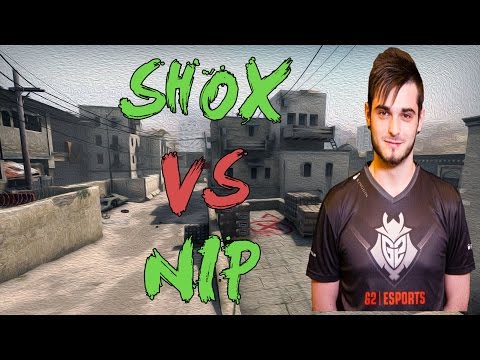 CSGO: POV G2 shox vs NiP (36/16) dust2 @ ELEAGUE Season 1