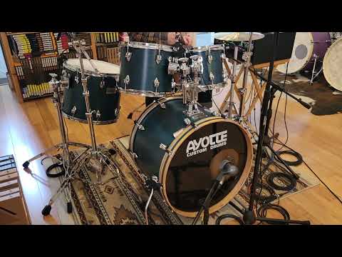 Drum Kits - 90's Ayotte 15x22 8x10 10x12 13x15 Maple w/Maple Reinforcement Rings image 19