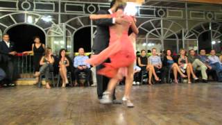 Sebastian Zanchez e Malvina Gili -  Milonga in Corte (3/10/2015)  - Milonga del recuerdo 3/5