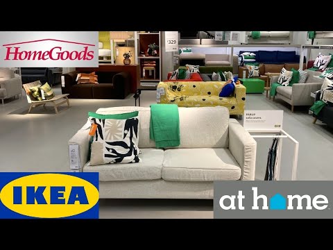 IKEA HOMEGOODS AT HOME FURNITURE SOFAS ARMCHAIRS TABLES SHOP WITH ME SHOPPING STORE WALK THROUGH