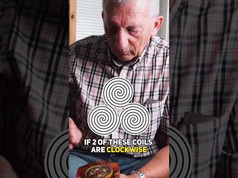 Wie man Orgonit mit einer Triskelion-Spule herstellt #shorts