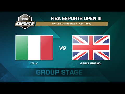 Italy v Great Britain - Group Game | FIBA Esports Open III
